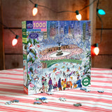 New York City Ice Skaters 1000 pc Puzzle | eeBoo | PZT743