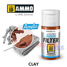 Load image into Gallery viewer, Ammo ACRYLIC FILTER 15ml Full Range of 30 Filter Colours Mig Jimenez
