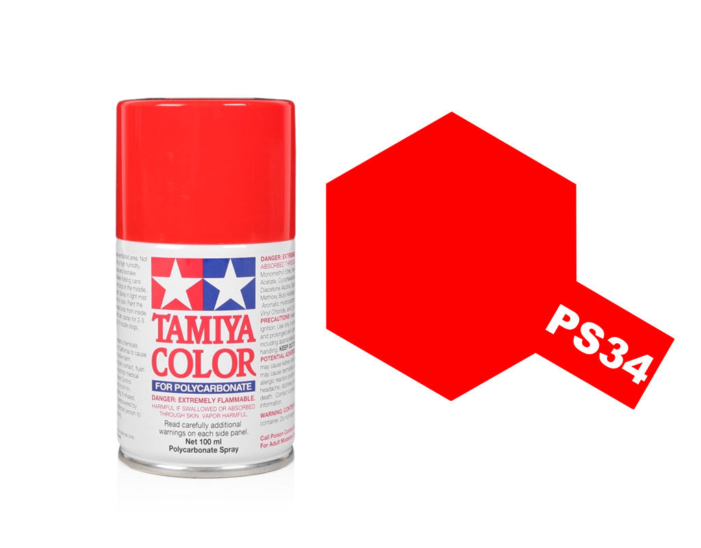 Tamiya Ps-34 Bright Red Spray Paint