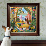 Reading and Relaxing - 1000pc Puzzle | eeBoo | PZTRRD