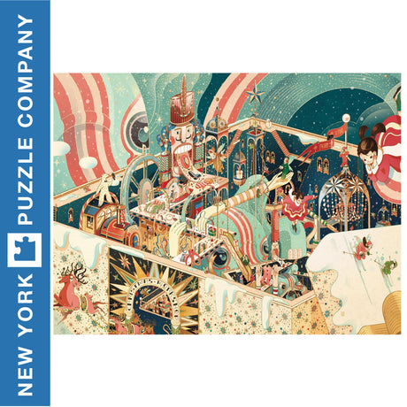 Unboxing Christmas 1000pc Jigsaw | New York Puzzle Company | NPZVN2341