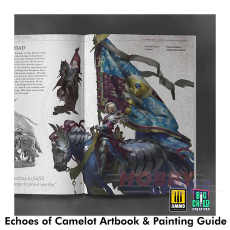 ECHOES OF CAMELOT Artbook & Painting Guide Hardback Book Ammo by Mig BCECLI002