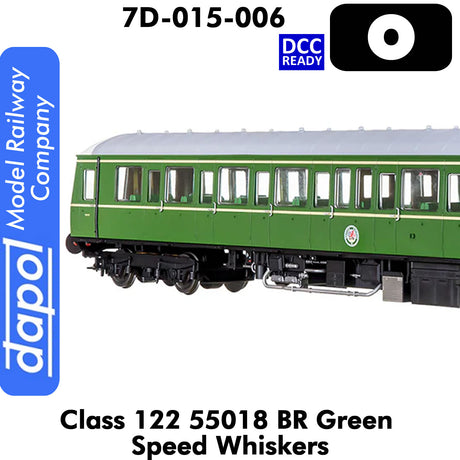 Class 122 55018 BR - Green Speed Whiskers | Dapol | 7D-015-006 
