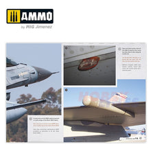 Load image into Gallery viewer, F-16 FIGHTING FALCON Visual Modelers Guide Book Ammo by Mig Jimenez MIG6029
