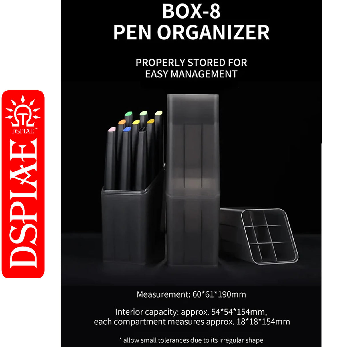 Display/Storage Box for Colour Markers | Dspiae 