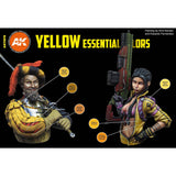 Yellow Essential Colours - 3G Acrylic Paint x 6 | AK interactive | AK11615