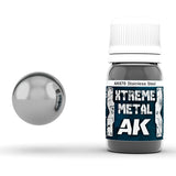 Xtreme Metal - Stainless Steel - Acrylic Paint 30ml | Ak interactive | AK670