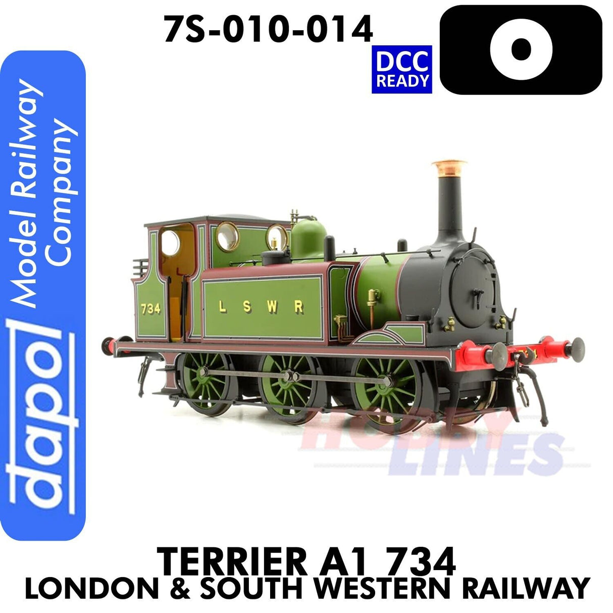 Terrier A1 734 London & South Western Railway - DCC Ready | Dapol | 7S-010-014