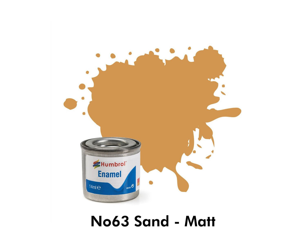 Enamel Tinlets No 63 Sand Matt