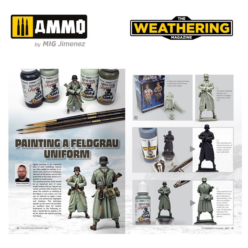 THE WEATHERING MAGAZINE - Issue 35 Grey |  Ammo by Mig Jimenez 
