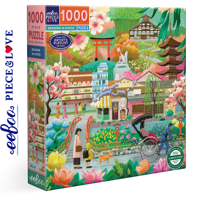 Seasons in Kyoto 1000pc Puzzle | eeBoo | PZT696