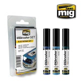 Oilbrusher Set - Blue Patinas Set - 3 x 10ml | Ammo by Mig Jimenez | MIG7510