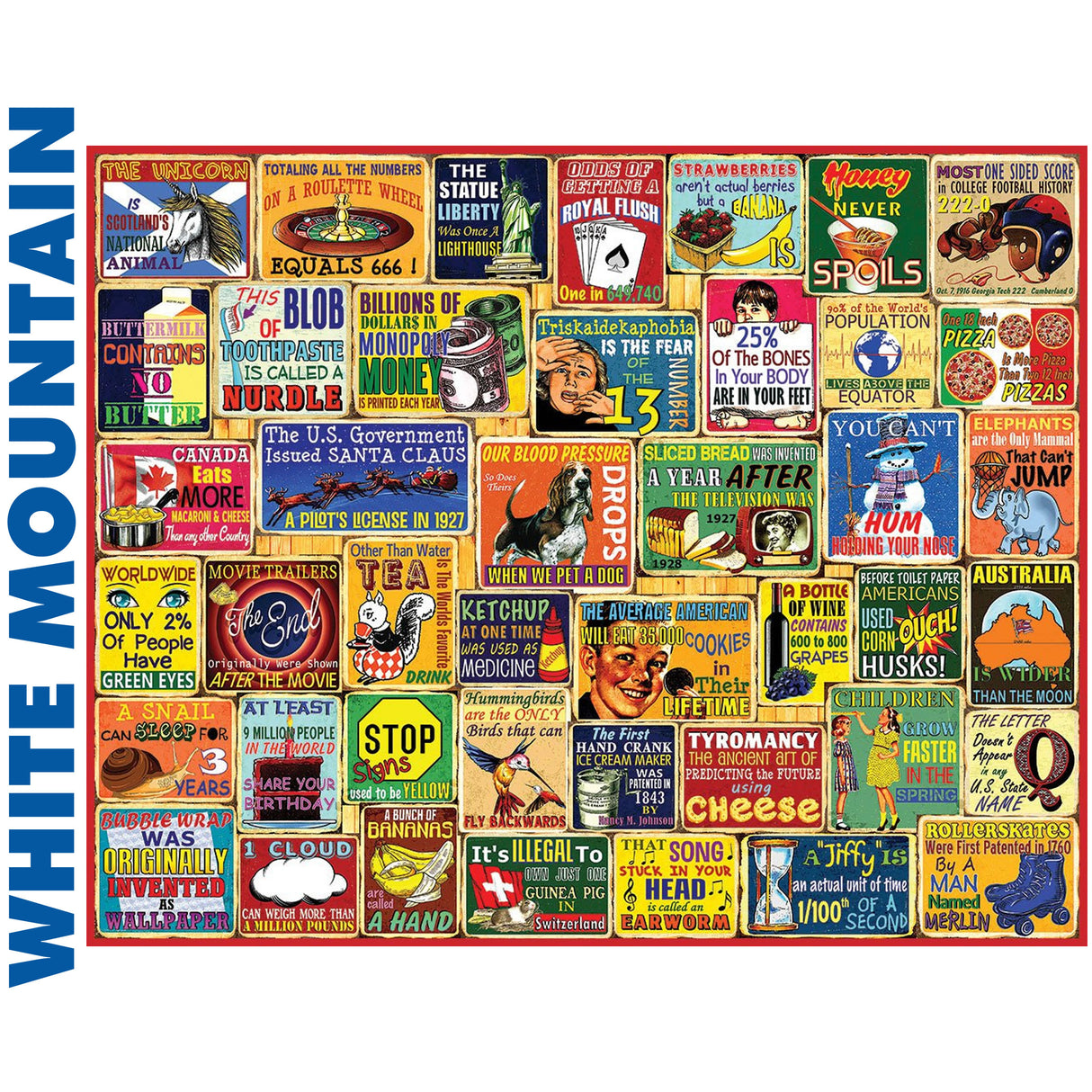Did You Know - 1000pc Puzzle | White Mountain | 1968pz