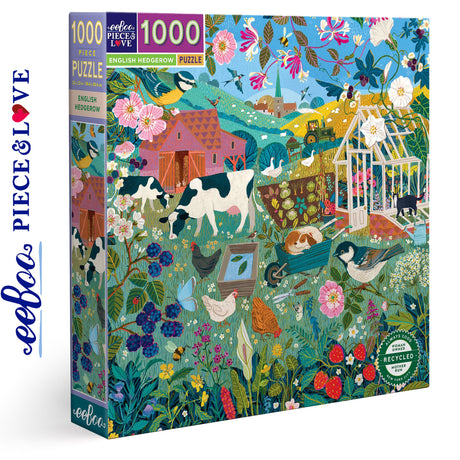 English Hedgerow  1000 pc Puzzle | eeBoo |  PZTEHG