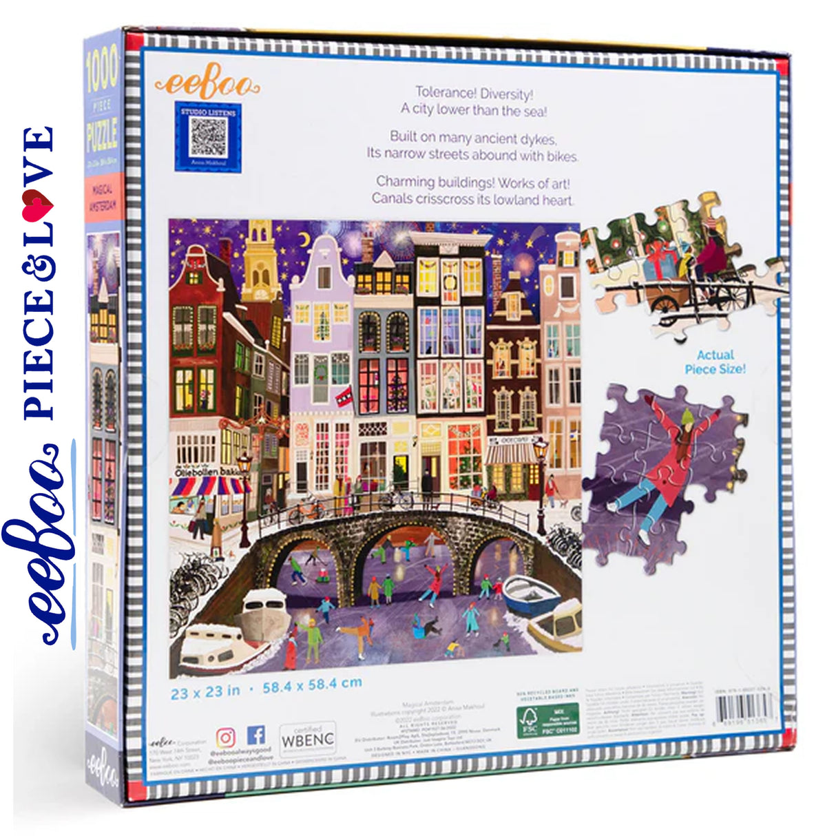 Magical Amsterdam 1000pc Jigsaw Puzzle | eeBoo | PZTAMD