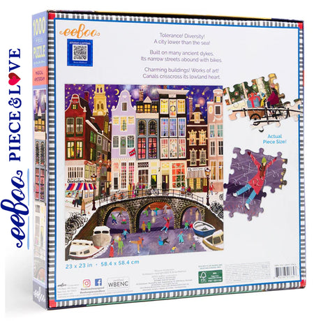 Magical Amsterdam 1000pc Jigsaw Puzzle | eeBoo | PZTAMD