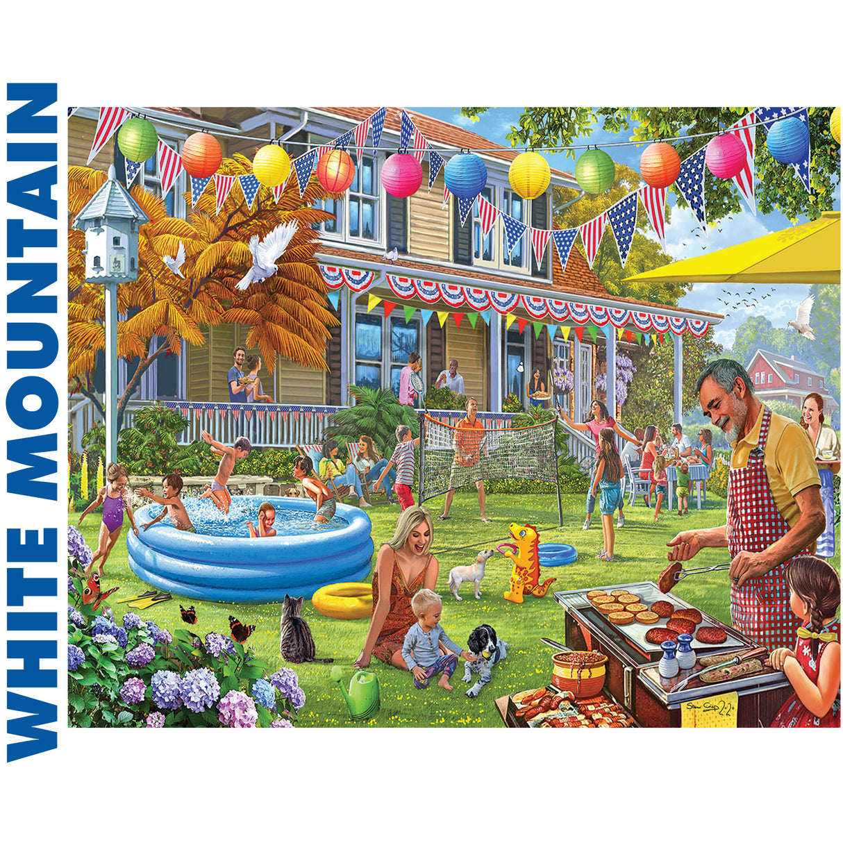 Backyard BBQ 1000 Pieces jigsaw puzzle 1554
