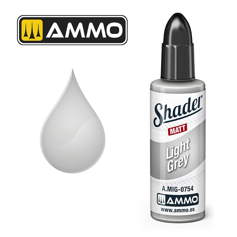Shader - Matt - Light Grey | Ammo by Mig Jimenez | MIG0754