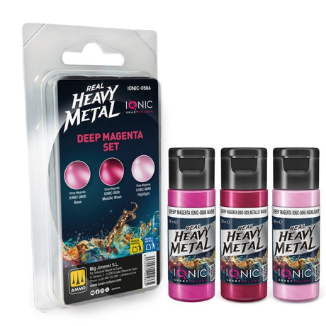 Real Heavy Metal - Deep Magenta Set - 3 x 20ml | IONIC | IONIC0586