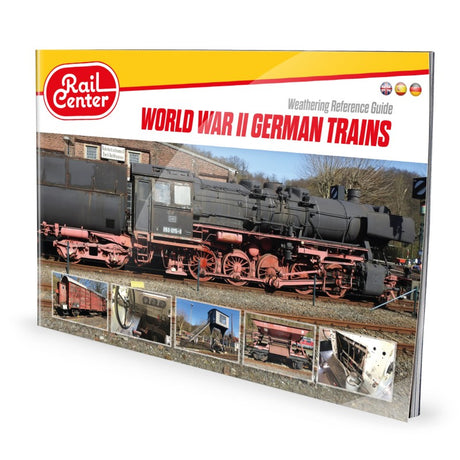 Rail Center - Visual Modelers Guide - WWII German Trains (Multilingual) | Ammo by Mig Jimenez | MIGR1400