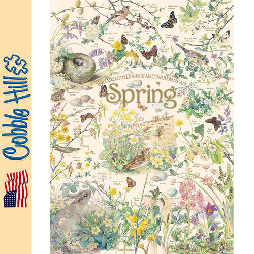 Country Diary: Spring Cobble Hill puzzle 1000pc CH40092