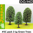 #5C Large Green Trees - 3 Pack | Jordan | 59540
