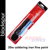 30W Soldering Iron Fine Point | Blackspur | 77503