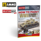 Solution Book 19 - How to Paint WWII German D.A.K.Vehicles (English, Castellano, Français, Deutsch) | Ammo by Mig Jimenez | MIG6602