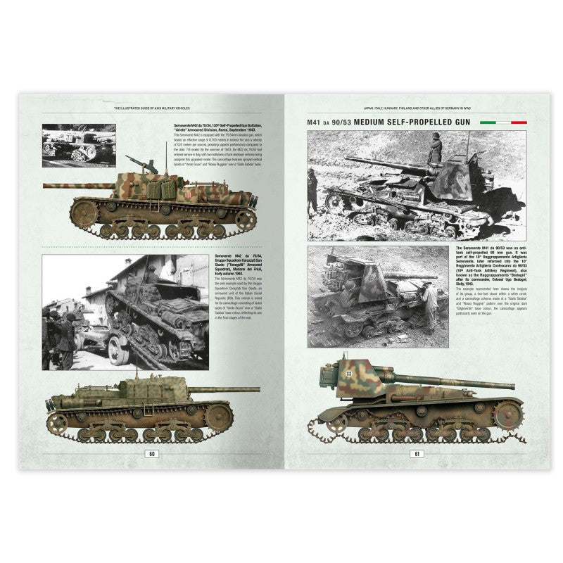 The Illustrated Guide of WWII - Axis Military Vehicles | Ammo by Mig Jimenez | MIG6308