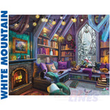 *Damaged Box* Book Nook 1000pc Puzzle | White Mountain | 1886pz