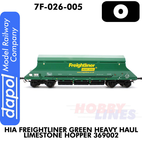 HIA Freightliner Green Heavy Haul Limestone Hopper 369002 | Dapol | 7F-026-005