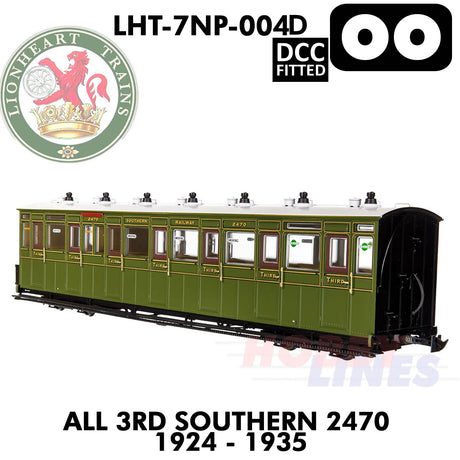 All Third Southern 2470 1924-1935 - DCC - 1.435 OO | Lionheart Trains | LHT-7NP-004D