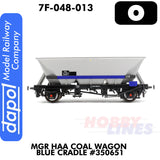 MGR HAA Coal Wagon Blue Cradle - #350651 | Dapol | 7F-048-013