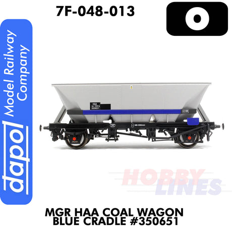 MGR HAA Coal Wagon Blue Cradle - #350651 | Dapol | 7F-048-013