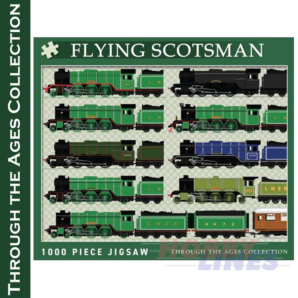 Flying Scotsman Through the Ages- 1000pc Puzzle | Coach House Partners | CHP0124