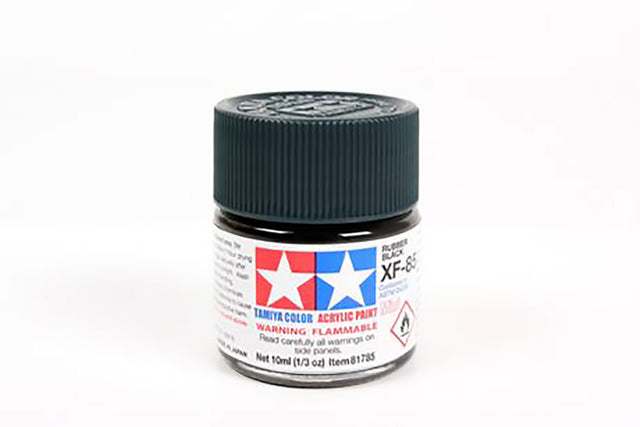 Tamiya Acrylic Mini Xf-85 Rubber Black