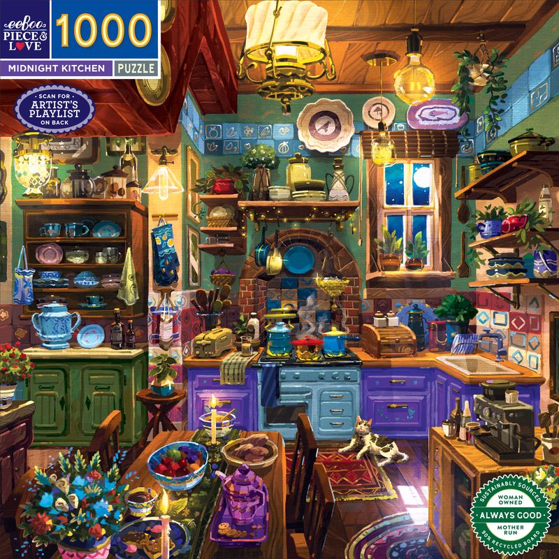 Midnight Kitchen 1000pc Puzzle | eeBoo | PZT706