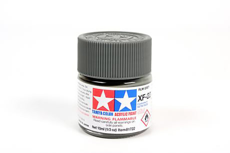 Tamiya Acrylic Mini Paint Xf-22 Rlm Grey