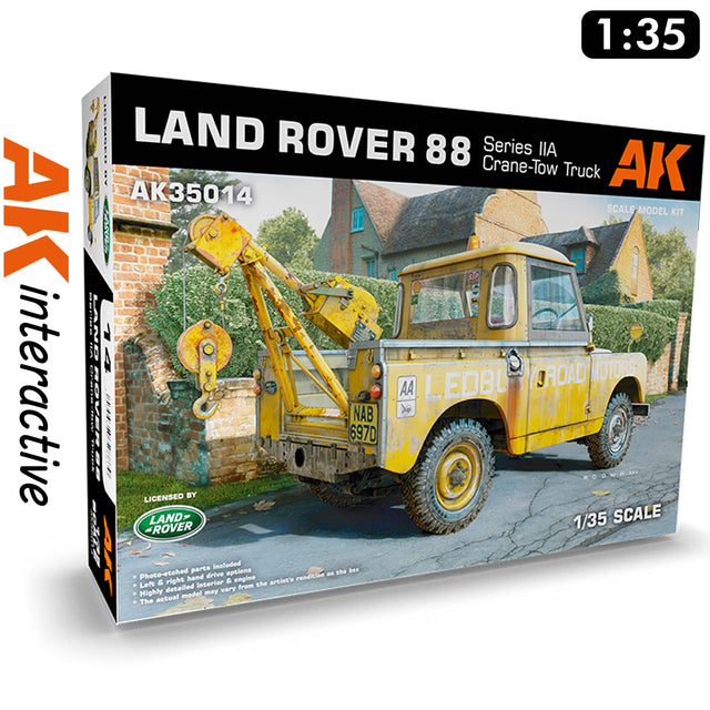 Land Rover 88 - Series IIA Crane - Tow Truck - Model Kit | AK interactive | AK35014