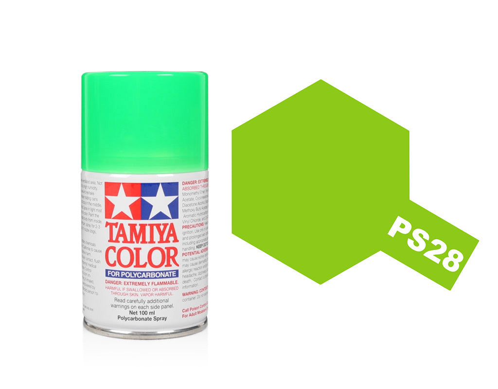 Tamiya Ps-28 Fluorescent Green Spray Paint
