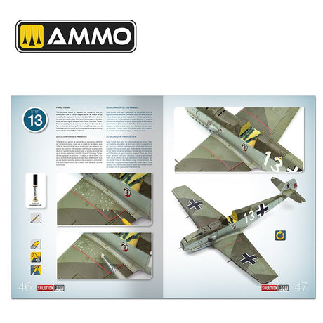 Solution Book 25 - How to Paint Early WWII Luftwaffe Aircraft (Multilingual Book) | Ammo by Mig Jimenez | MIG6530