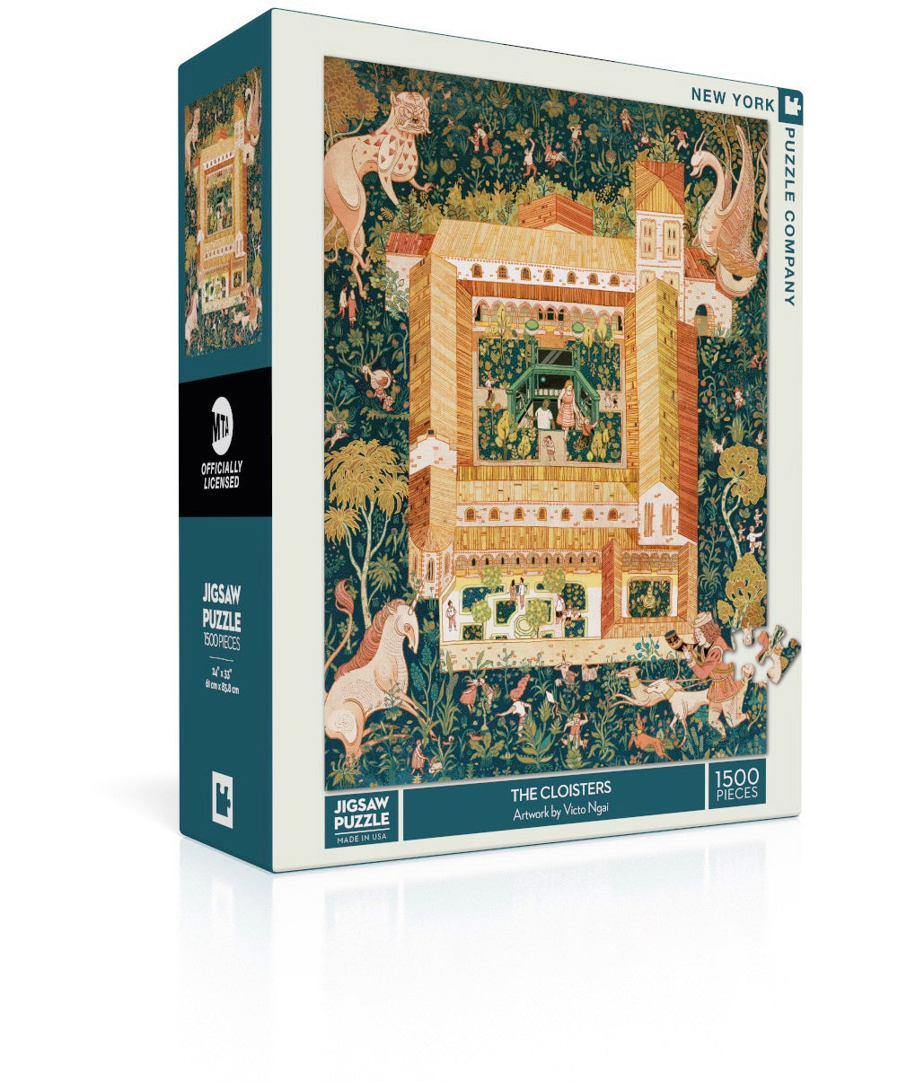 The Cloisters - 1500pc Puzzle | New York Puzzle Company | NPZSW2346