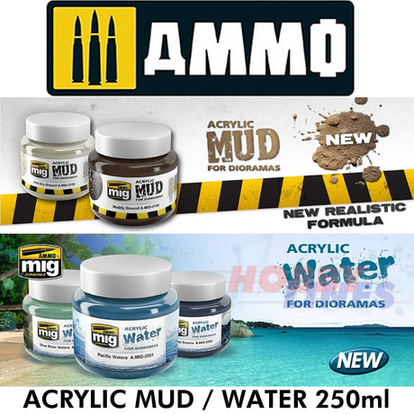 Acrylic Water - Wild River Waters - 250ml | Ammo by Mig Jimenez | MIG2203