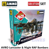 AVRO LANCASTER & Night RAF Bombers SOLUTION SET AMMO By Mig Jimenez MIG7814