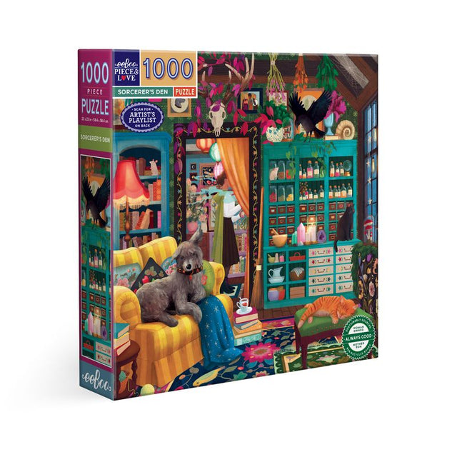 Sorcerer's Den 1000pc Puzzle | eeBoo | PZT471