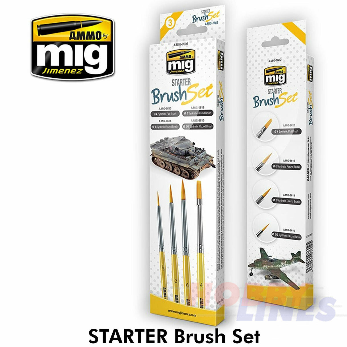 Ammo By Mig Jimenez Brush Sets (Choose Your Brush Set)