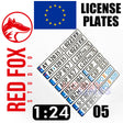1/24 European Lincense plates vol.05