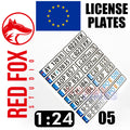 1/24 European Lincense plates vol.05
