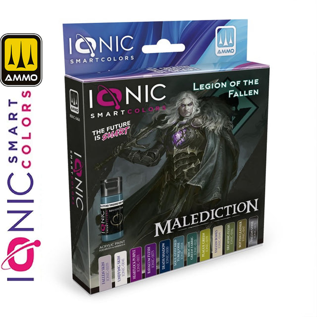 Acrylic Paint Set - 12 x 20ml Jars - Malediction Legion of the Fallen | IONIC | IONIC0464