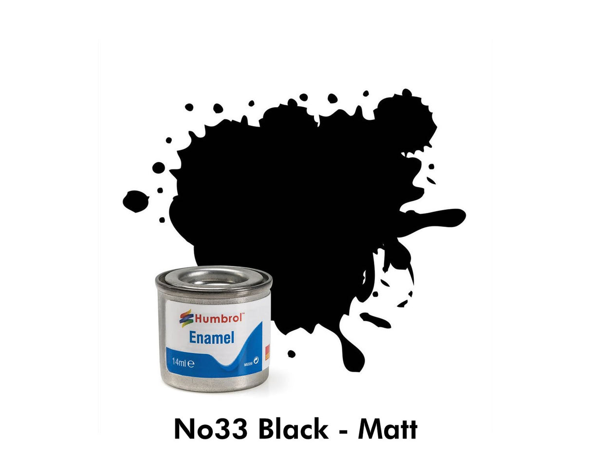 Enamel Tinlets No 33 Black Matt